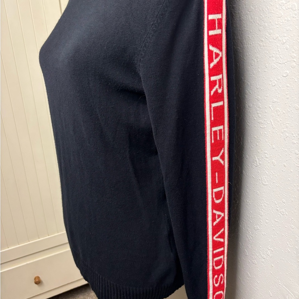 Harley-Davidson Black Sweater with Red Stripe